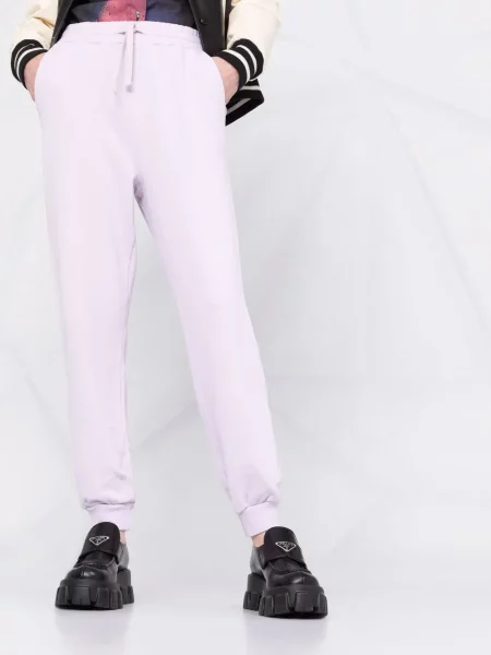 Τρέξιμο παντελόνι Red Valentino με σχέδιο με κορδόνι κόκκινο