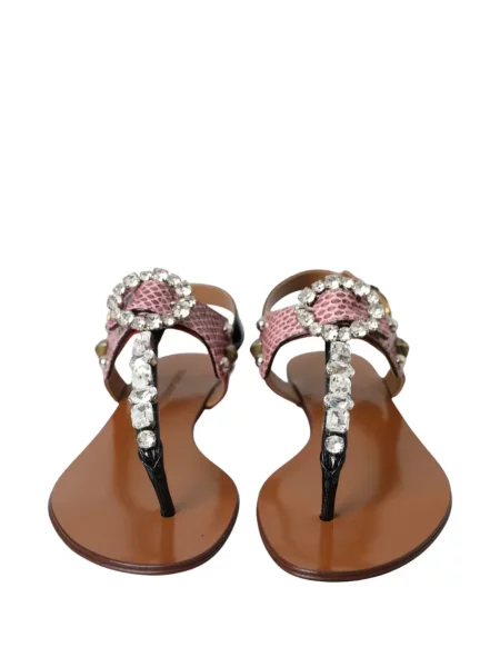 Șlapi Dolce & Gabbana roz