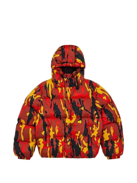 Geacă Corteiz cu imagine cu model camuflaj portocaliu