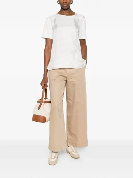 Tricou Max Mara scurt alb