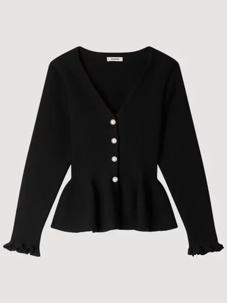 Кардиган Sandro чорний