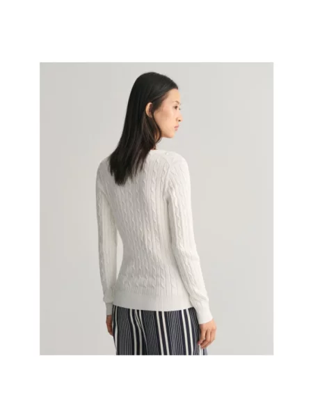 Sweter Gant biały