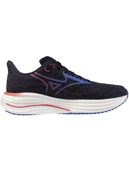 Dámske bežecké topánky Mizuno Wave Rider 29 odyssey gray/iris bloom/calypsocoral modrá