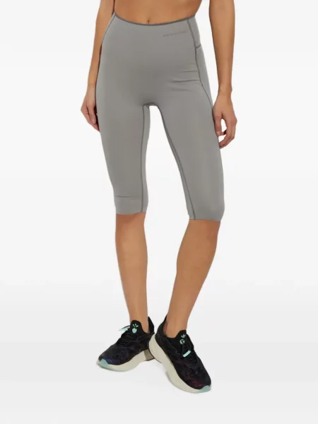 Sală de gimnastică lung sutien Adidas din piele negru