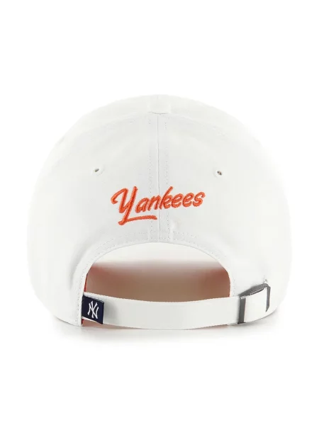 Бейсболка 47 brand MLB New York Yankees з аплікацією білий