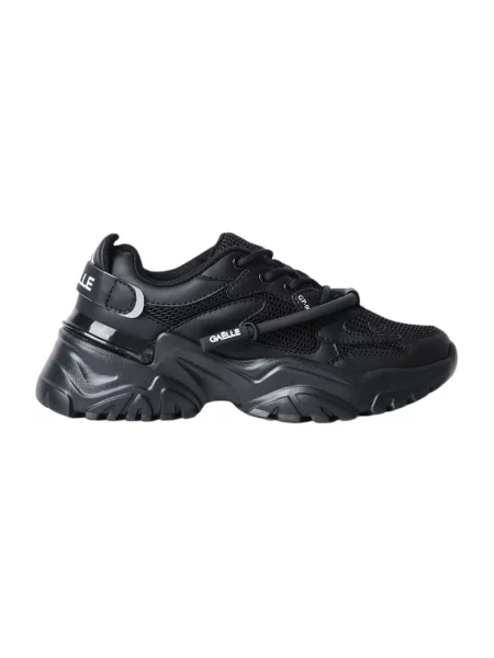 Sneakersy Gaëlle Paris skórzane czarne
