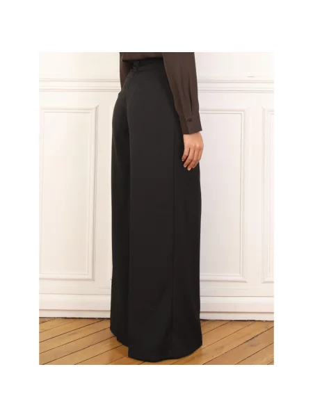 Hlače La Modeuse crna