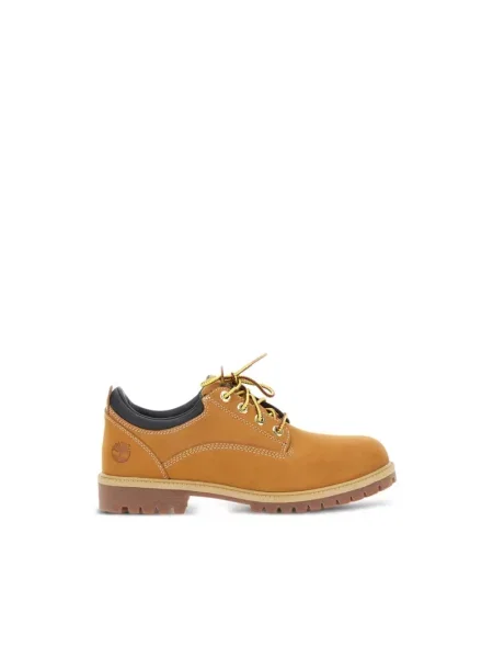 Półbuty Timberland sznurowane skórzane brązowe