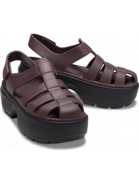 Sandały Dla Kobiet Crocs Stomp Fisherman Sandal brązowe