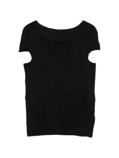 Top Gimaguas tricotate negru