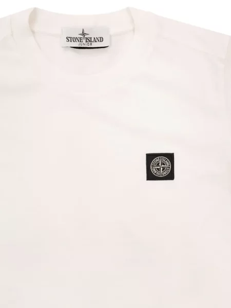 Dětské tričko Stone Island bílé