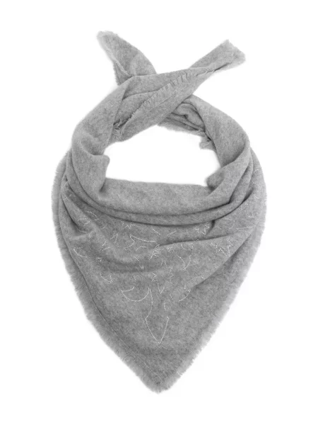Шал Zadig&voltaire с ресни сиво