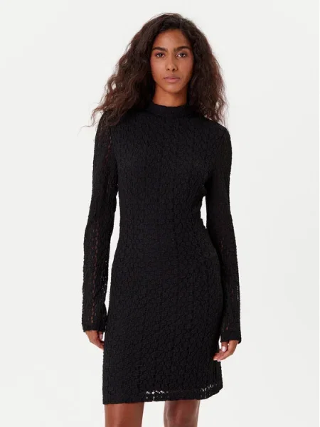 BARDOT Коктейлна рокля Vezza Floral черен