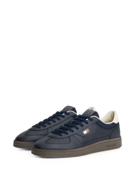 Sneakerși Tommy Hilfiger cu autograf albastru