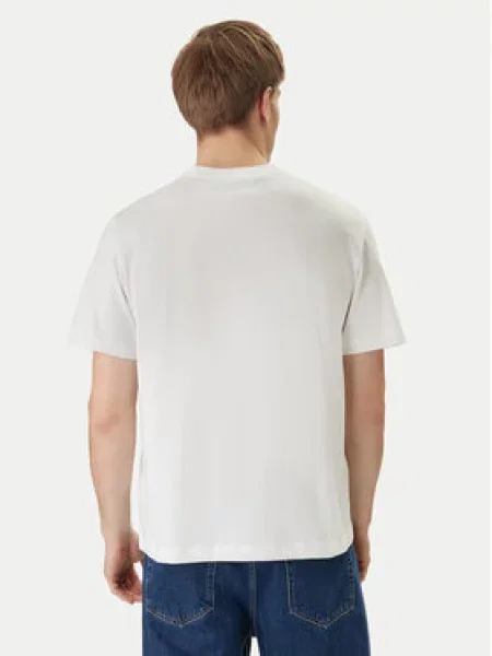Calvin Klein Jeans Majica za muškarce od pamuka bijela