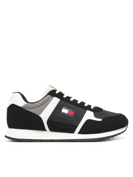 Buty Tommy Jeans Runner Casual black czarne