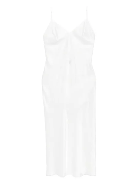 Dugo odgovarati maksi haljina Gilda & Pearl sa perlicama bijela