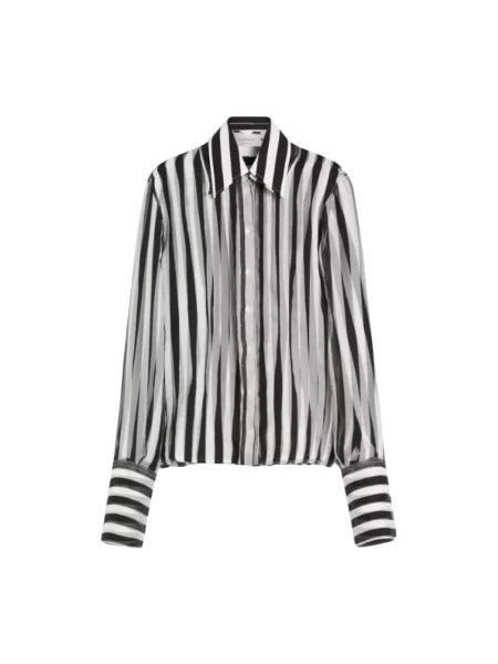 Wielobarwność koszula Sportmax w paski