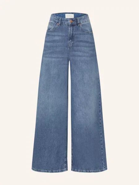 Msch Copenhagen Džíny S Širokými Nohavicemi Mschturig Alena mid blue wash modré