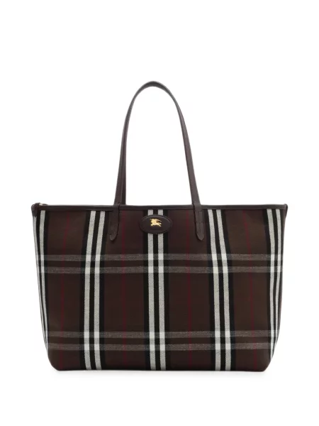 Reversibil geantă shopper Burberry maro