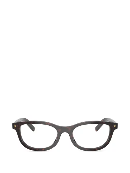 Ochelari de soare Prada Eyewear cu imprimeu geometric maro