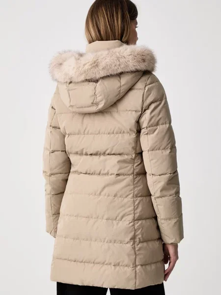 Tommy Hilfiger Kurtka zimowa Heritage Tyra beżowy