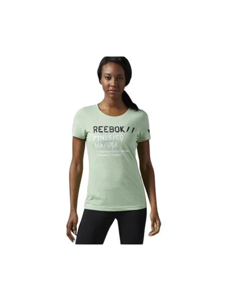 Tricou Reebok Sport verde