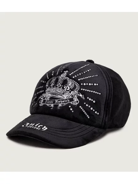 Juicy Couture Șapcă baseball Regal Rebelle Diamante negru