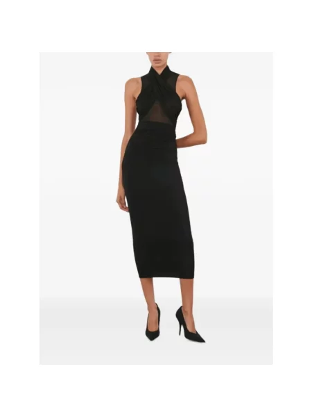 Sukienka midi Wardrobe.nyc czarna