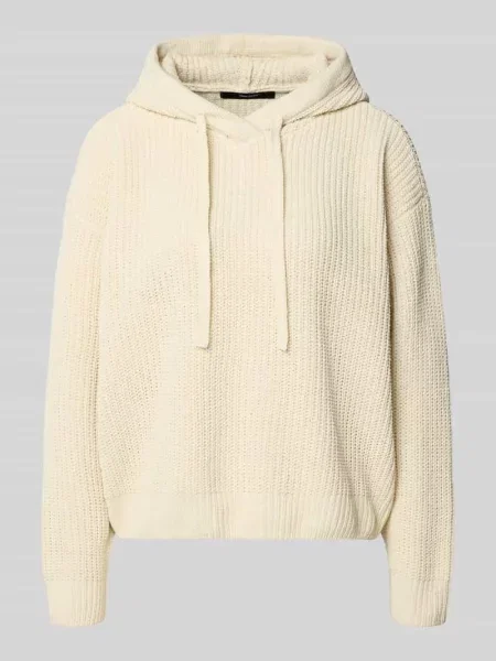 Sweter z dzianiny o kroju regular fit z kapturem model ‘NEAT’ Vero Moda