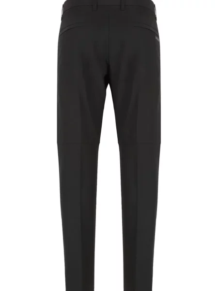 Pantaloni croiți Boss negru