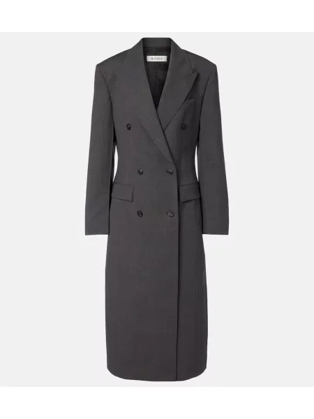 Palton Róhe de lână gri