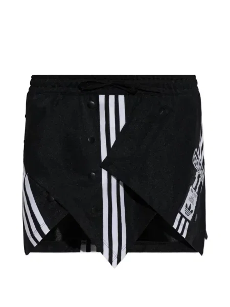 Vestă Adidas alergare cu dungi tricotate albastru