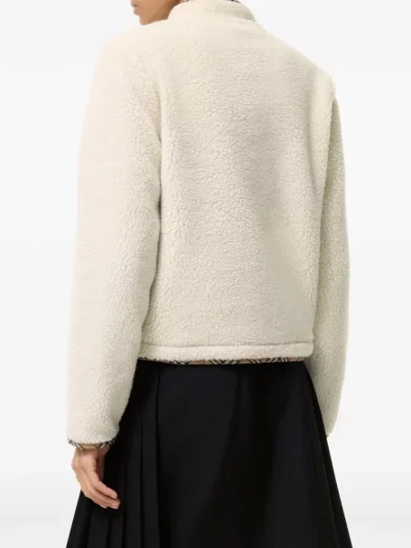 Decupat geacă Burberry de lână