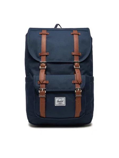 Herschel Nahrbtnik Little America mornarska / karamel modra