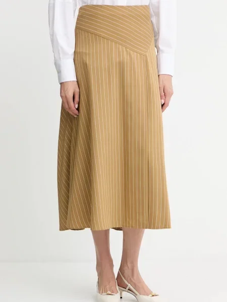 MAX&Co. fustă midi evazați verde