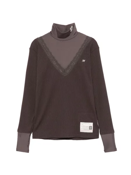 Top Maison Mihara Yasuhiro tricotate maro