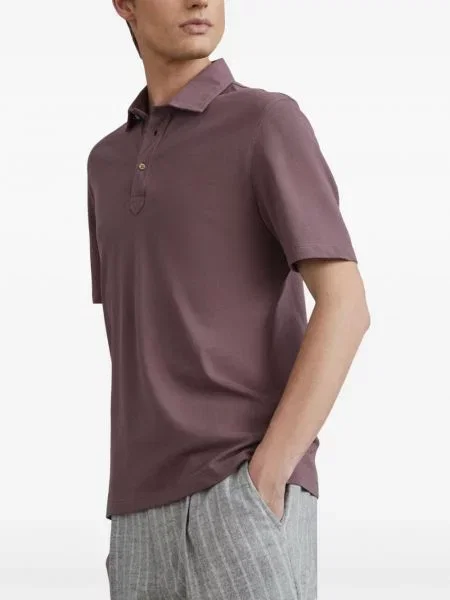 Polo majica Brunello Cucinelli crvena