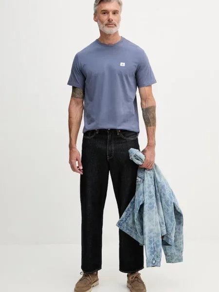 Calvin Klein Jeans kratka majica modra