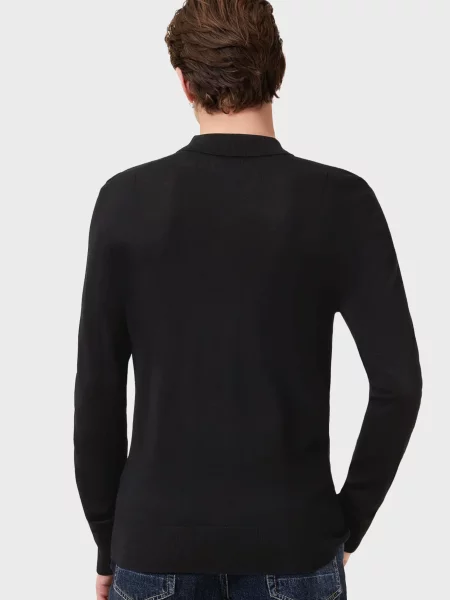 Шерстяной свитер Allsaints черный
