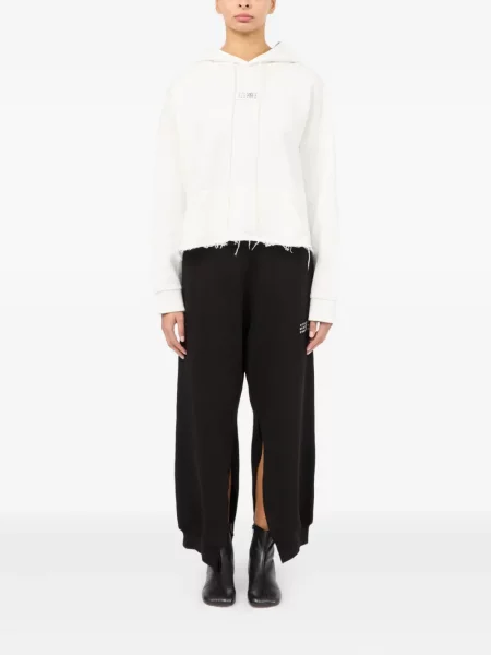 Hoodie Mm6 Maison Margiela με σχέδιο λευκό
