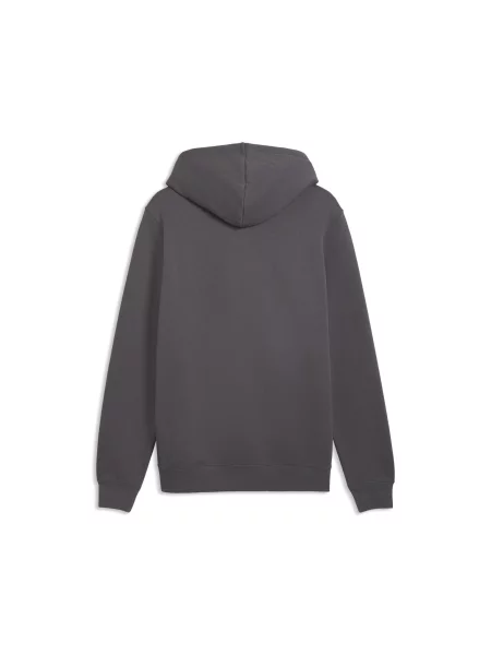Puma bluza z kapturem z bawełną Essential Color szara