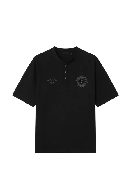 Тениска Five Cm с принт черно