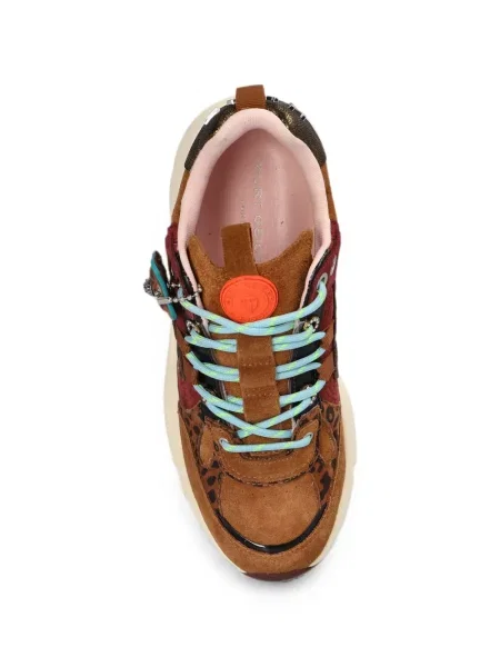 Sneakers Kurt Geiger London με απλικέ καφέ