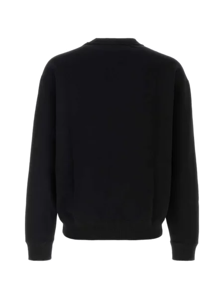 Hanorac crewneck Jil Sander cu decolteu rotund negru