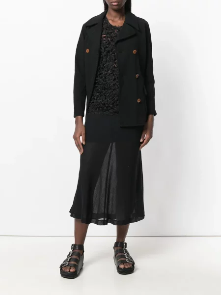Asymetrická krátká bunda Comme Des Garçons Pre-owned černá