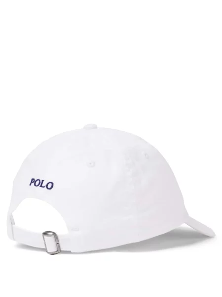 Șapcă Polo Ralph Lauren cu autograf alb
