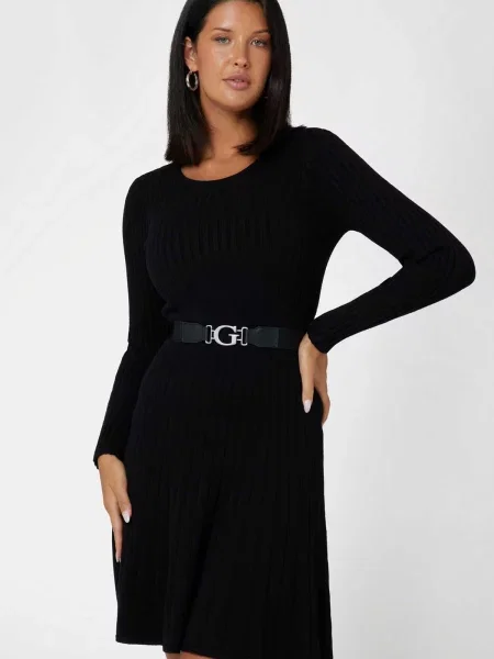 Сукня міді GUESS чорний