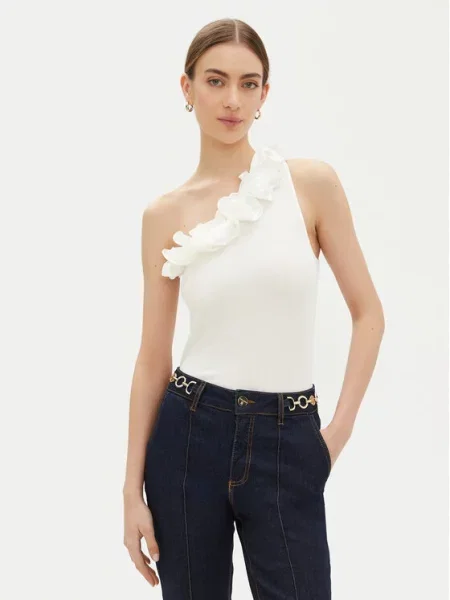 Fracomina Τοπ Εκρού Regular Fit