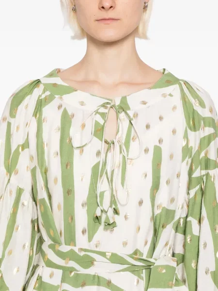 Rochie Bambah de costum verde